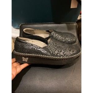 Alegria Debra 262 Black Grey Slip on Comfort Shoes EUR 39